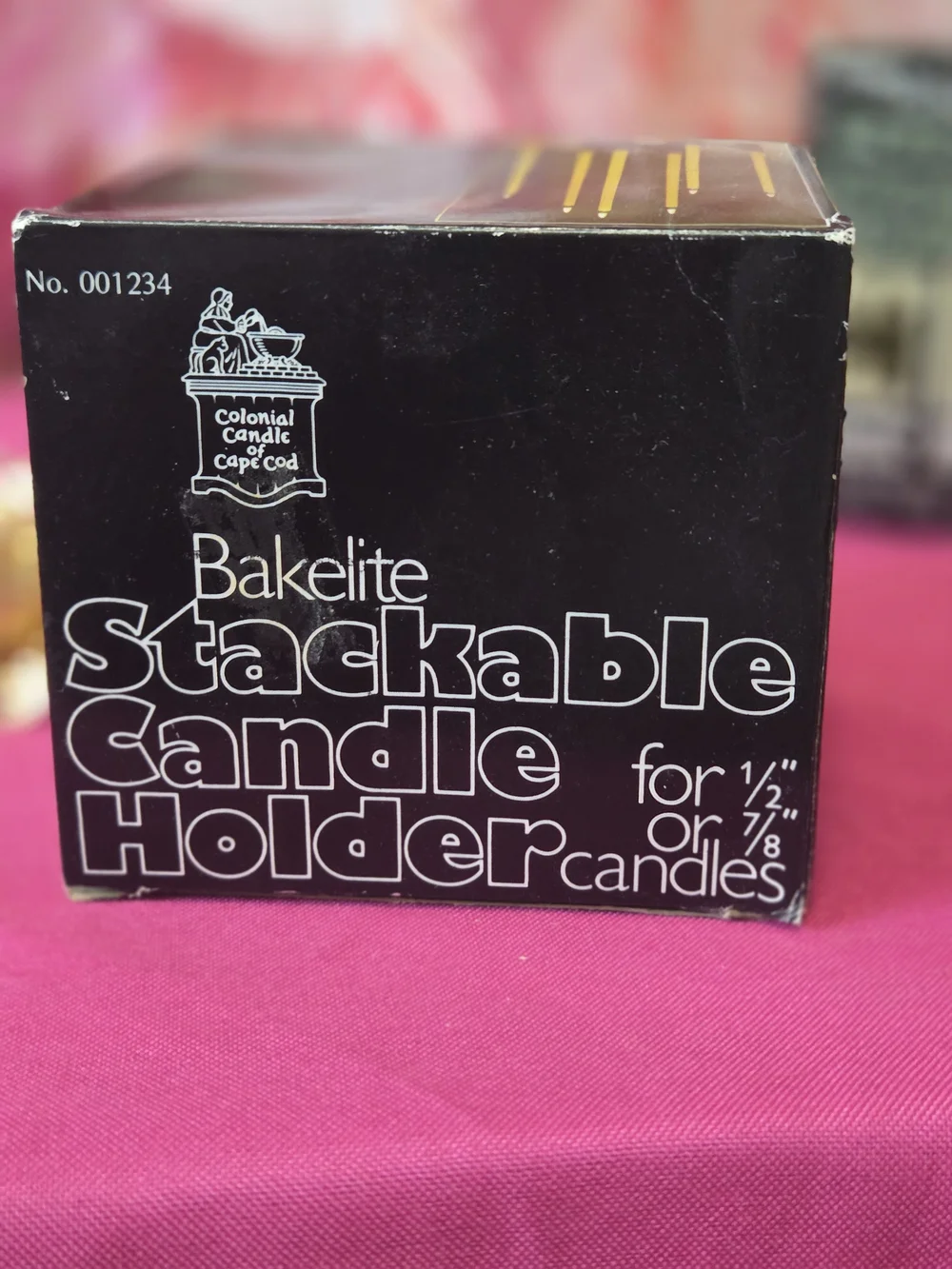 Gold Floral Candle Holders / Decorative Candle Stakes